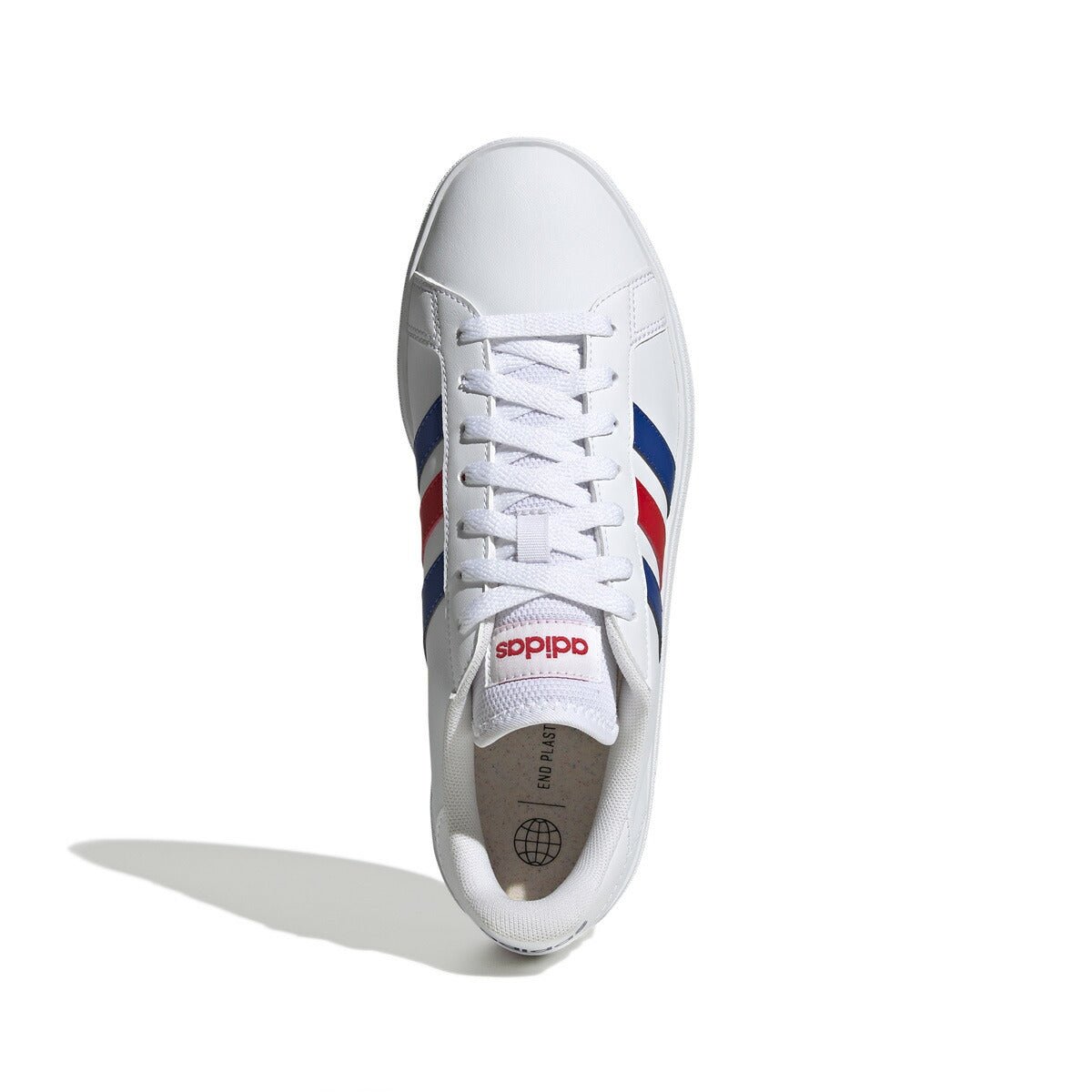 アディダス GRANDCOURT BASE 2.0 M シューズ メンズ ブランド adidas カジュアル 通学 デイリー 3ストライプス サイドライン 10003421 GW9252 白 ホワイト 大きいサイズ 有 スポーツ おしゃれ - 【公式】限定ジャージのタケスポ（Limited jersey takespo）