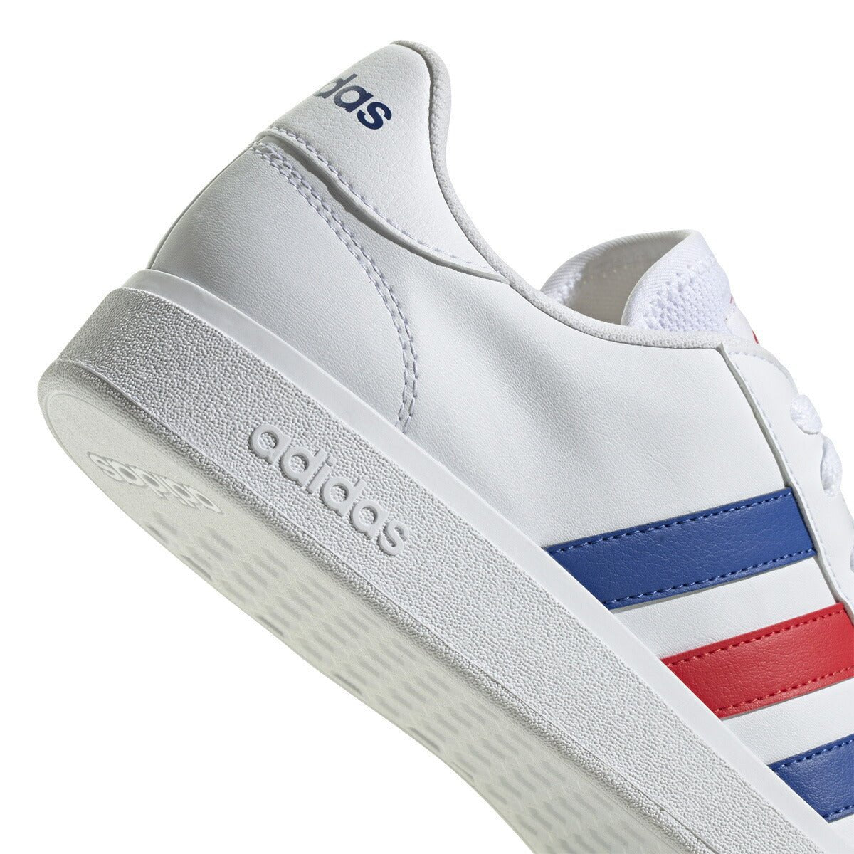 アディダス GRANDCOURT BASE 2.0 M シューズ メンズ ブランド adidas カジュアル 通学 デイリー 3ストライプス サイドライン 10003421 GW9252 白 ホワイト 大きいサイズ 有 スポーツ おしゃれ - 【公式】限定ジャージのタケスポ（Limited jersey takespo）