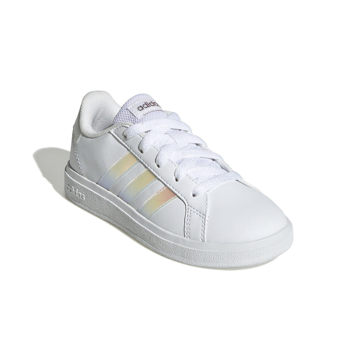 アディダス GRAND COURT 2.0 K グランドコート ライフスタイル テニス レースアップ シューズ ジュニア ブランド スニーカー adidas カジュアル 運動会 10003388 GY2326 白 ホワイト 男 女の子 キッズ