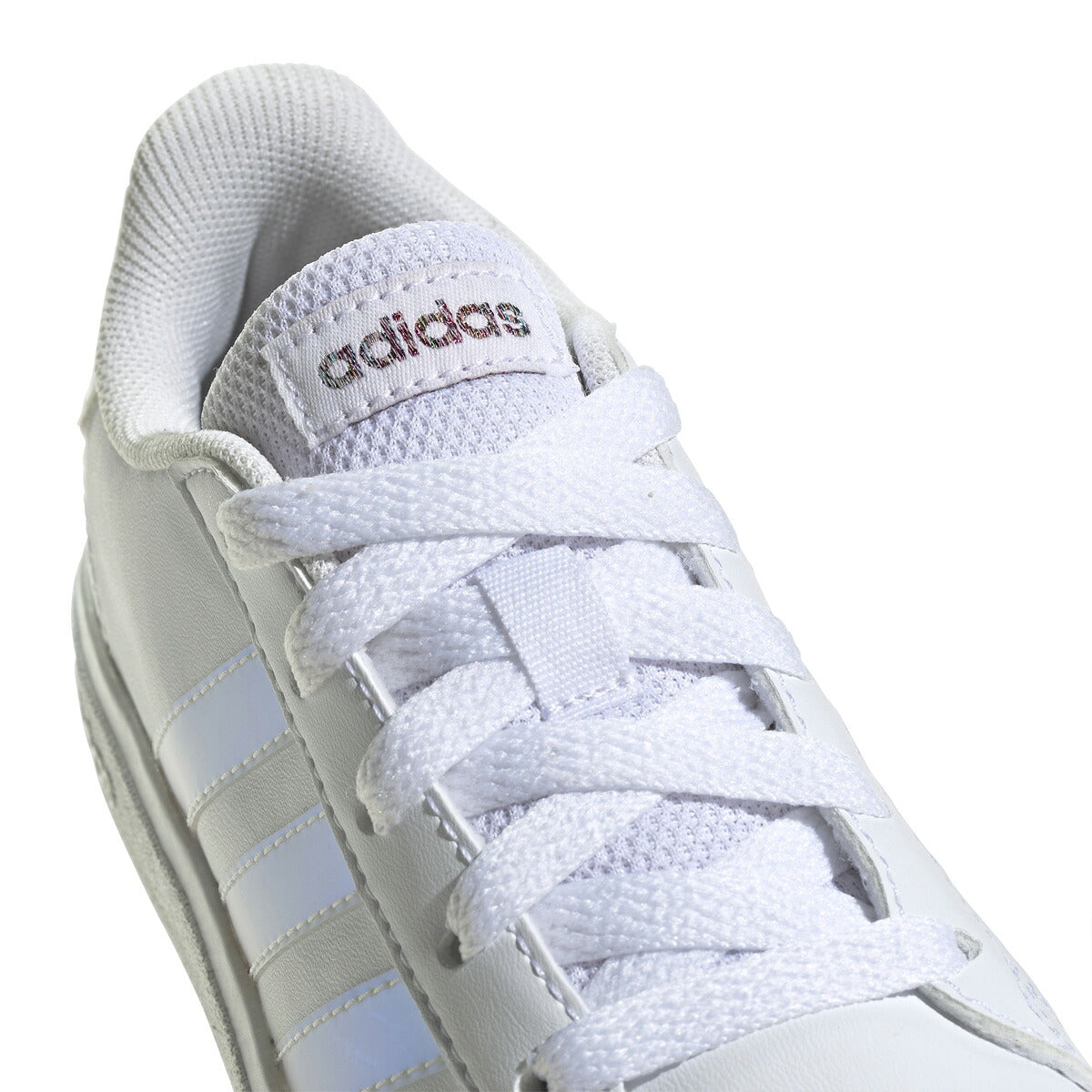 アディダス GRAND COURT 2.0 K グランドコート ライフスタイル テニス レースアップ シューズ ジュニア ブランド スニーカー adidas カジュアル 運動会 10003388 GY2326 白 ホワイト 男 女の子 キッズ