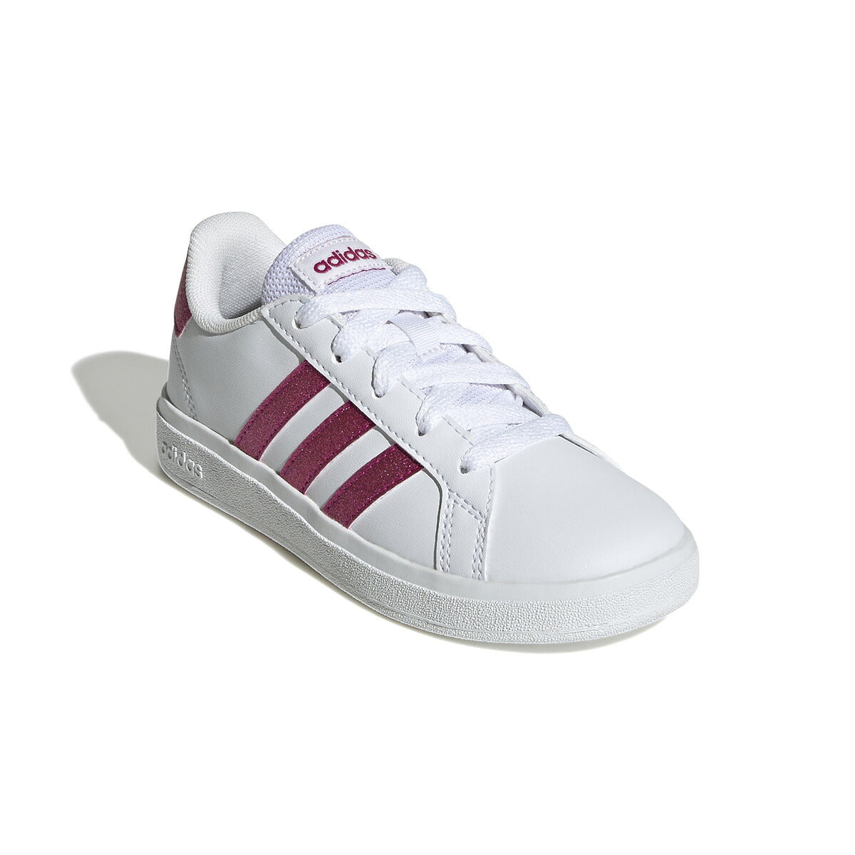 アディダス GRAND COURT 2.0 K グランドコート ライフスタイル テニス レースアップ シューズ ジュニア ブランド スニーカー adidas カジュアル 運動会 10003388 GY4764 白 ホワイト 男 女の子 キッズ