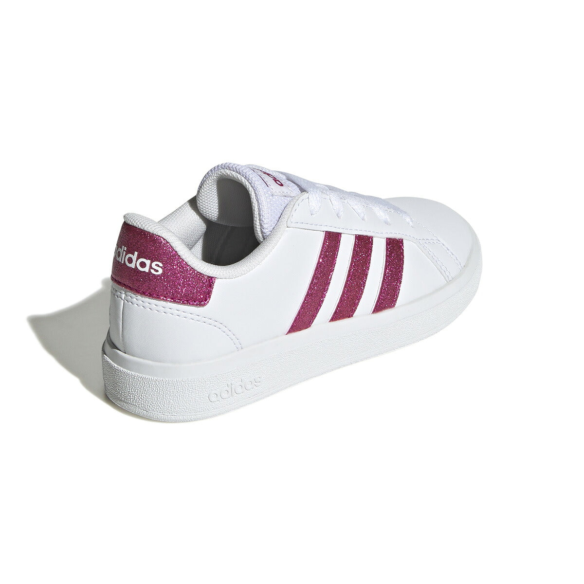 アディダス GRAND COURT 2.0 K グランドコート ライフスタイル テニス レースアップ シューズ ジュニア ブランド スニーカー adidas カジュアル 運動会 10003388 GY4764 白 ホワイト 男 女の子 キッズ