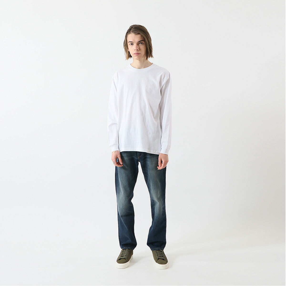 ロンT 長袖Tシャツ メンズ ブランド ヘインズ スポーツ Tシャツ ロンティー ロングTシャツ 長袖 Hanes BEEFY-T 2枚組 無地 コットン100% H51862 3ds ブラック ホワイト グレー ネイビー SALE