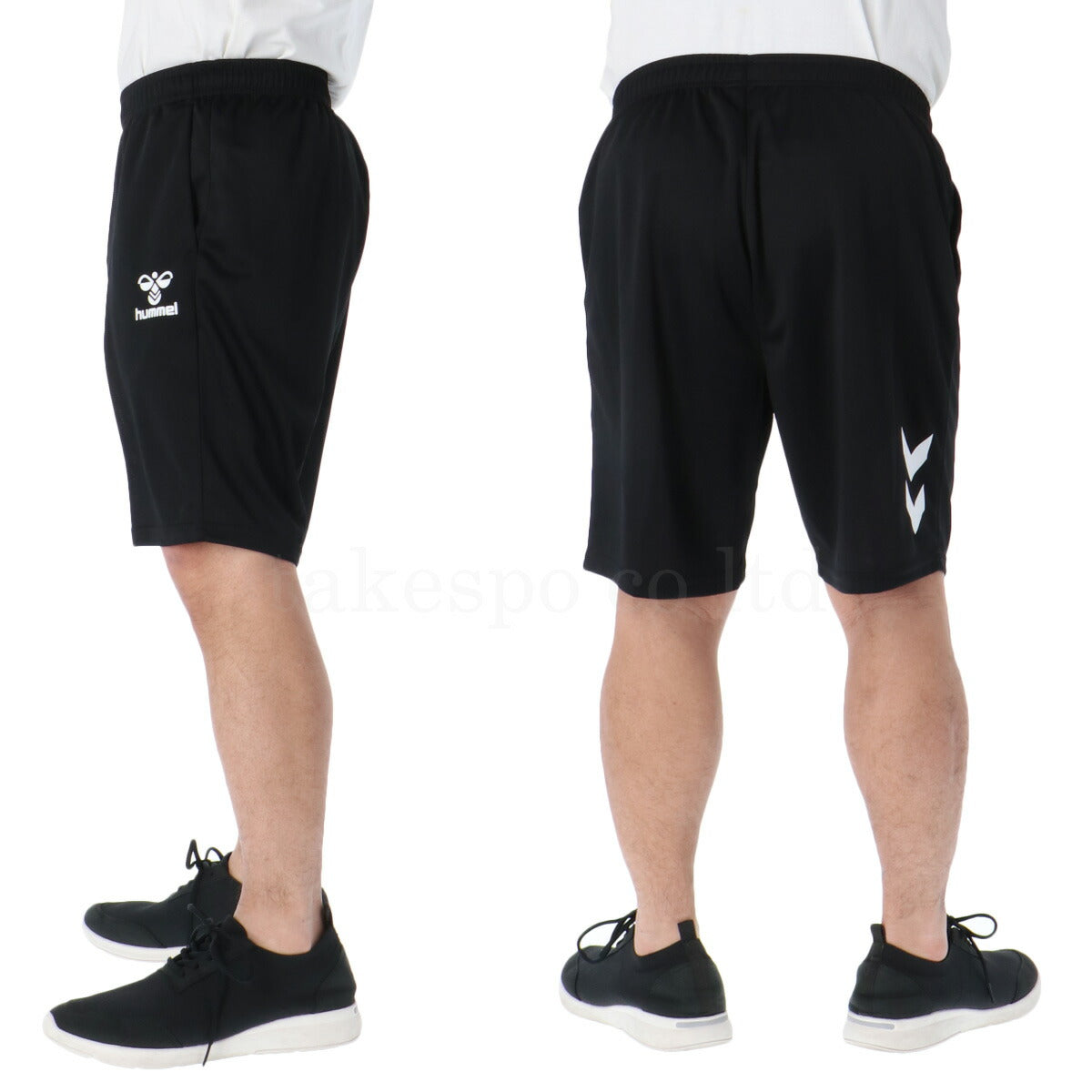 ヒュンメル ハーフパンツ メンズ ニット ブラック ネイビー HAP2143P