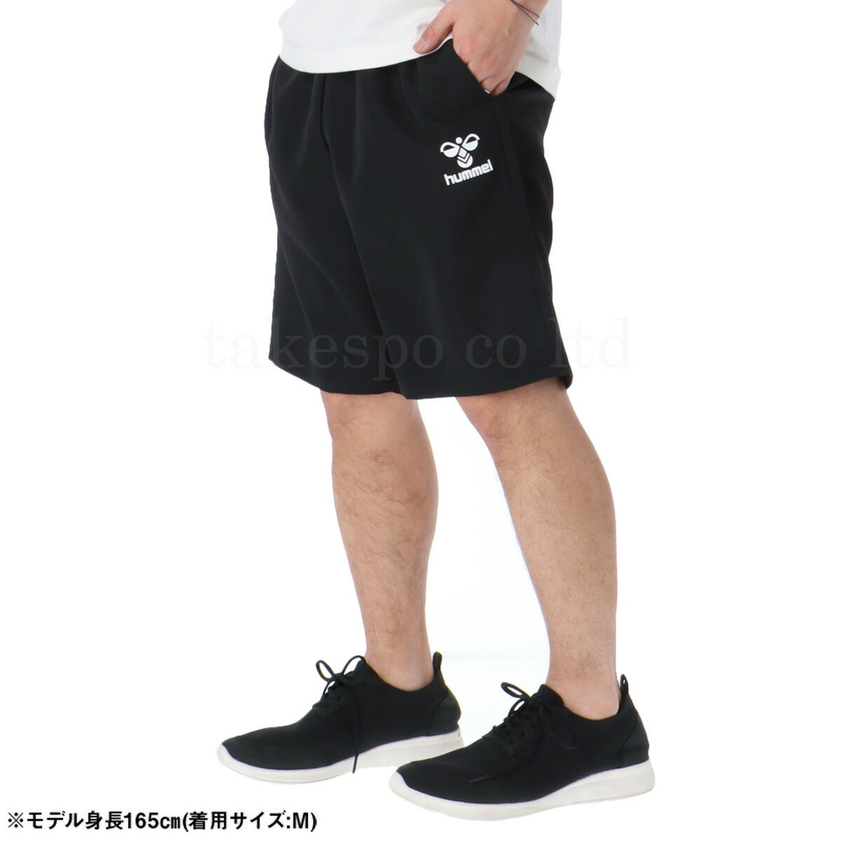 ヒュンメル ハーフパンツ メンズ プラクティス ブラック ネイビー HAP2144P