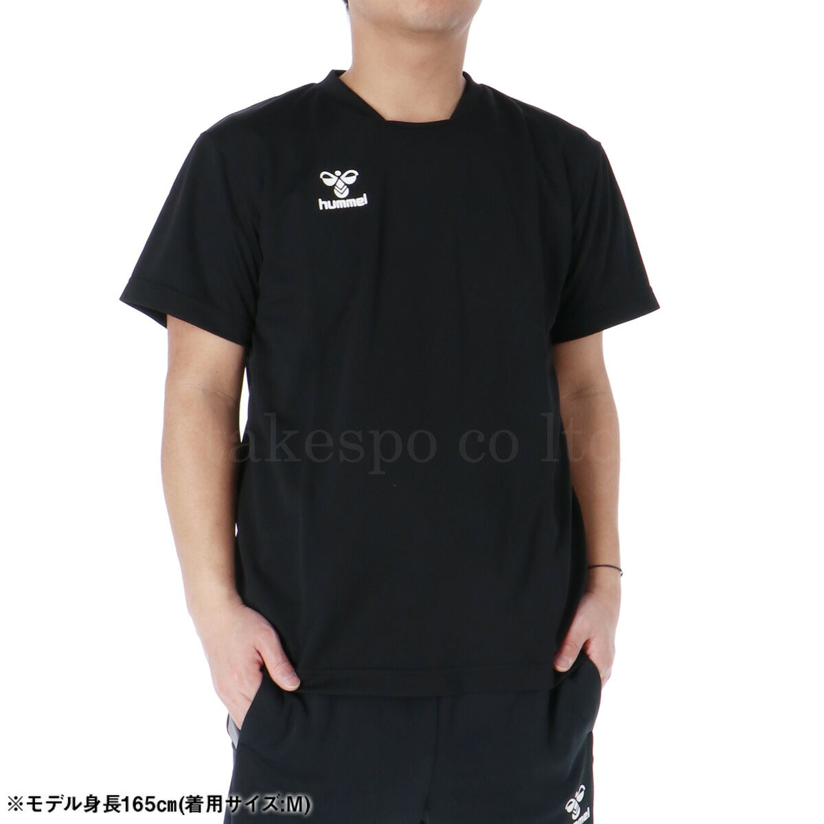 ヒュンメル Tシャツ メンズ チーム ブラック ホワイト ネイビー HAP4219