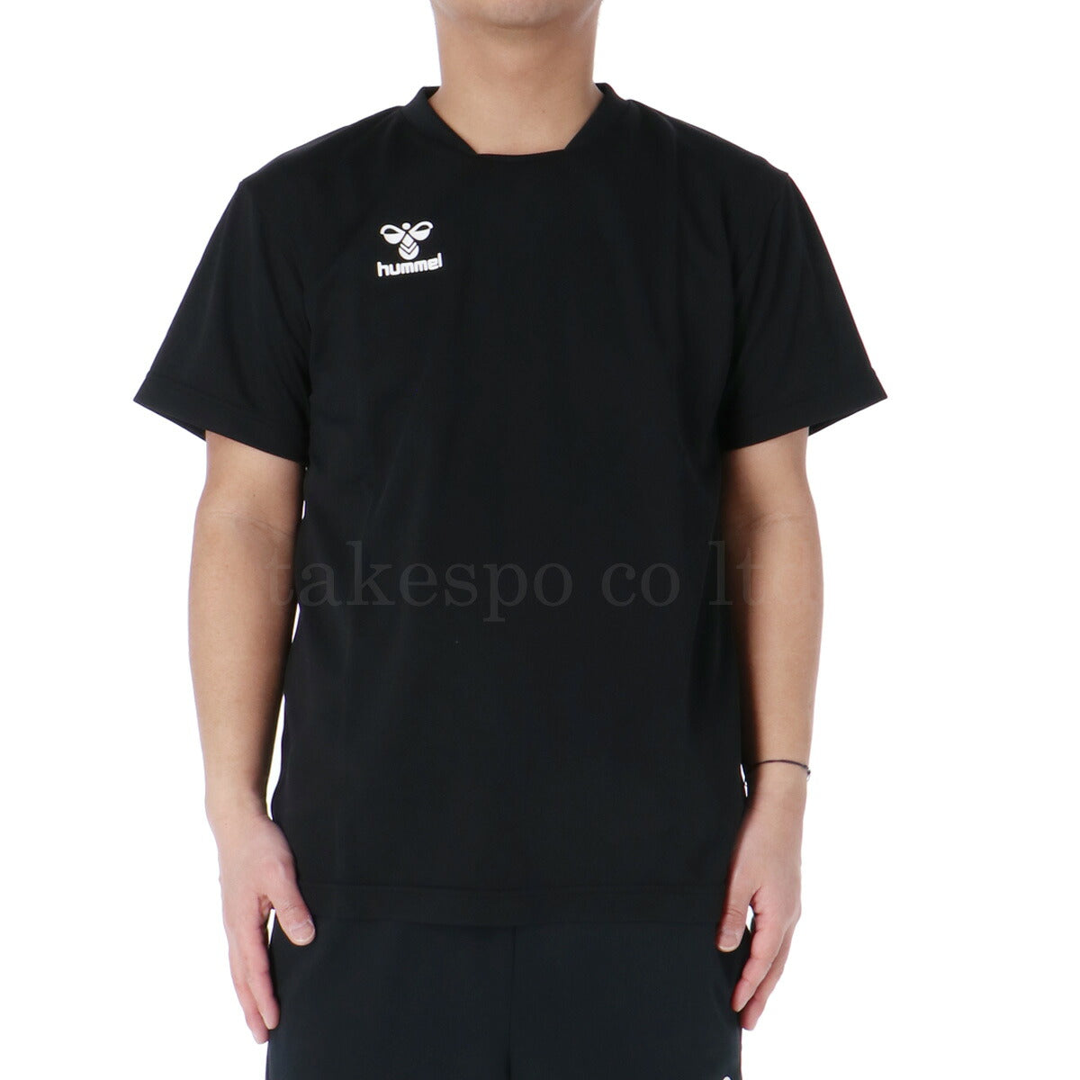 ヒュンメル Tシャツ メンズ チーム ブラック ホワイト ネイビー HAP4219