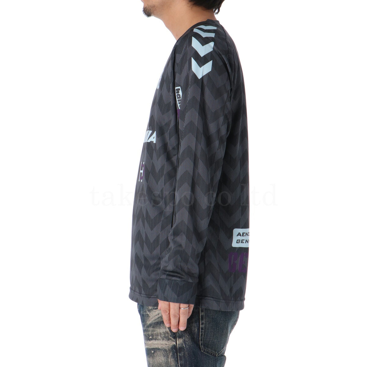 ヒュンメル Tシャツ メンズ HB EURO ブラック グレー グリーン パープル HAP7201