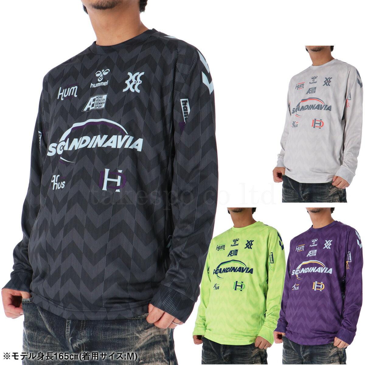 ヒュンメル Tシャツ メンズ HB EURO ブラック グレー グリーン パープル HAP7201
