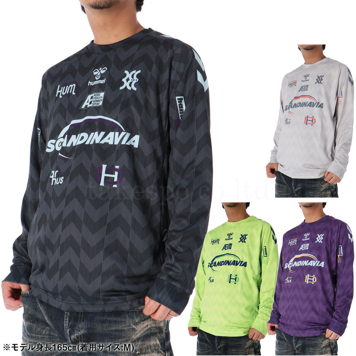 ヒュンメル Tシャツ メンズ HB EURO ブラック グレー グリーン パープル HAP7201