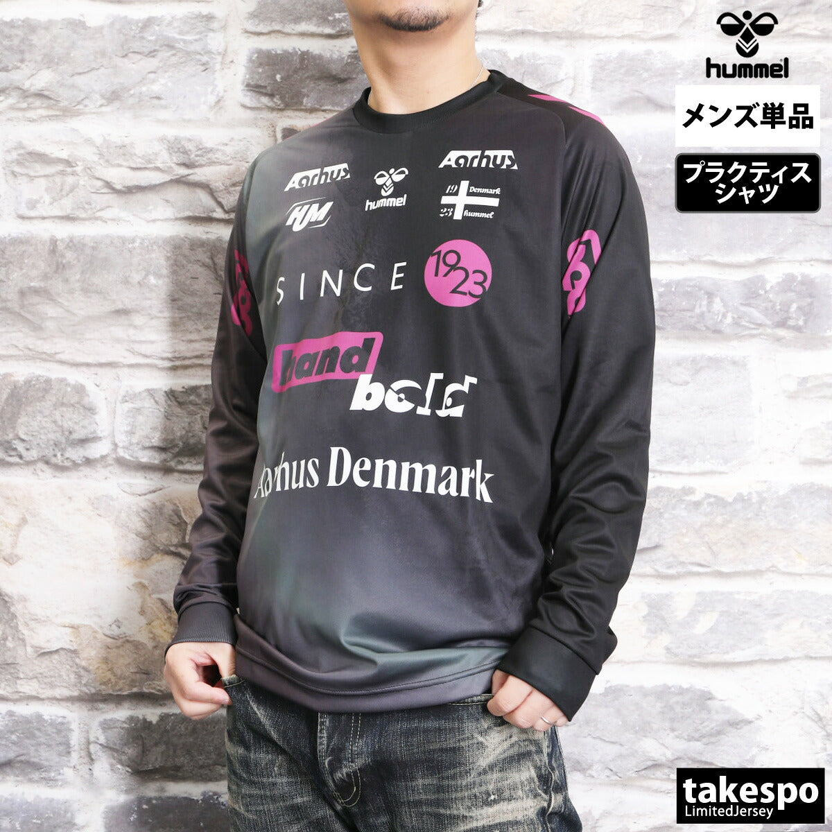ヒュンメル Tシャツ メンズ ユーロロゴ ブラック レッド グリーン ブルー HAP7211