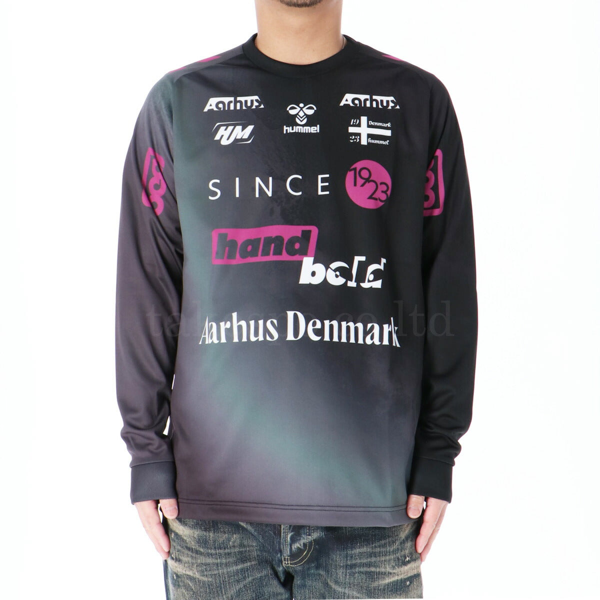 ヒュンメル Tシャツ メンズ ユーロロゴ ブラック レッド グリーン ブルー HAP7211