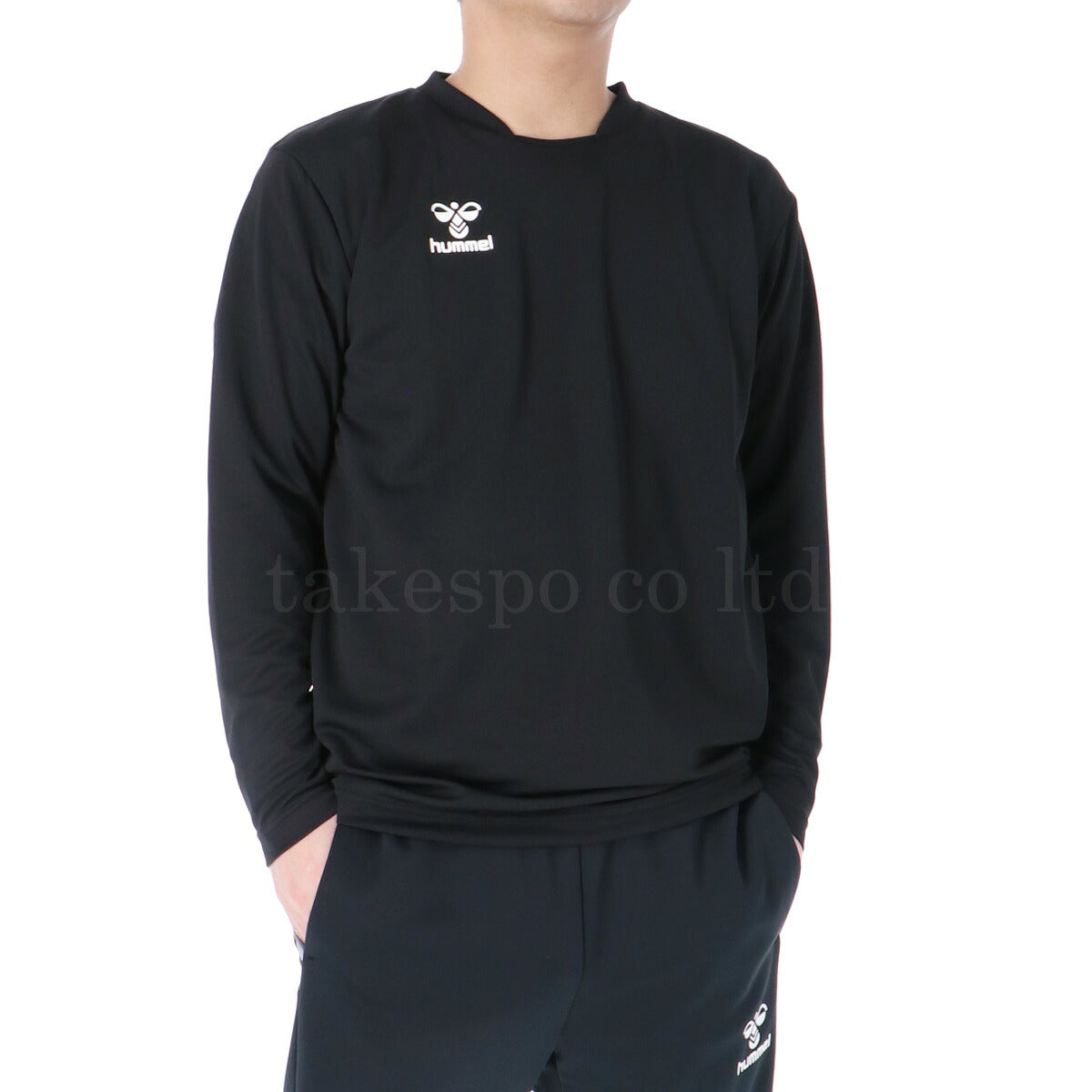 ヒュンメル Tシャツ メンズ チーム ブラック ホワイト ネイビー HAP7219