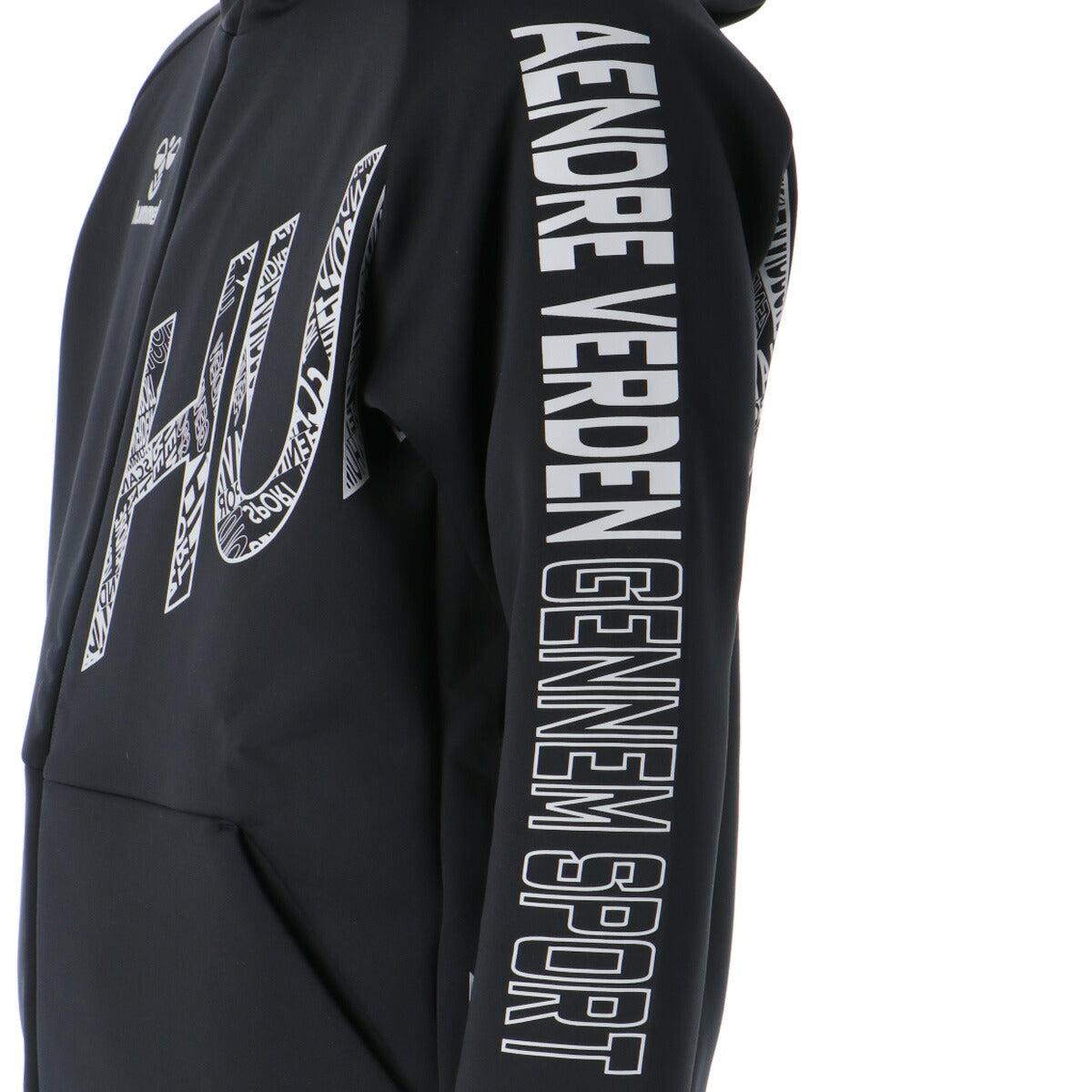 ヒュンメル スウェット 上下 メンズ ユーロ EURO ブラック グレー HAP8300