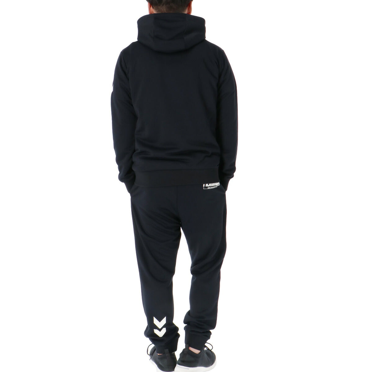 ヒュンメル スウェット 上下 メンズ ブラック グレー HAP8302
