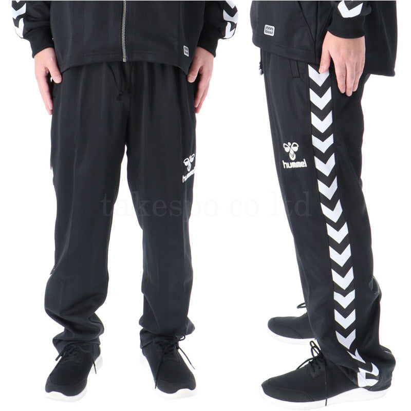 ヒュンメル ロングパンツ メンズ チーム ブラック ネイビー レッド ブルー HAT3059
