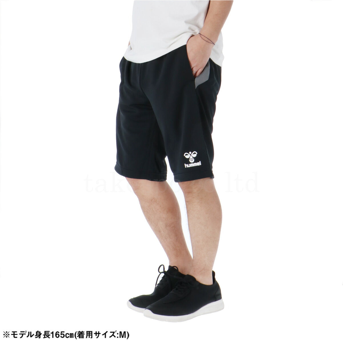 ヒュンメル ハーフパンツ メンズ チーム ブラック ネイビー HAT6135