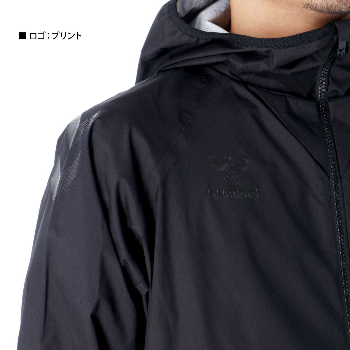 ヒュンメル ウインドブレーカー 上下 メンズ PRO FOOTBALL COLLECTION ブラック HAW2149