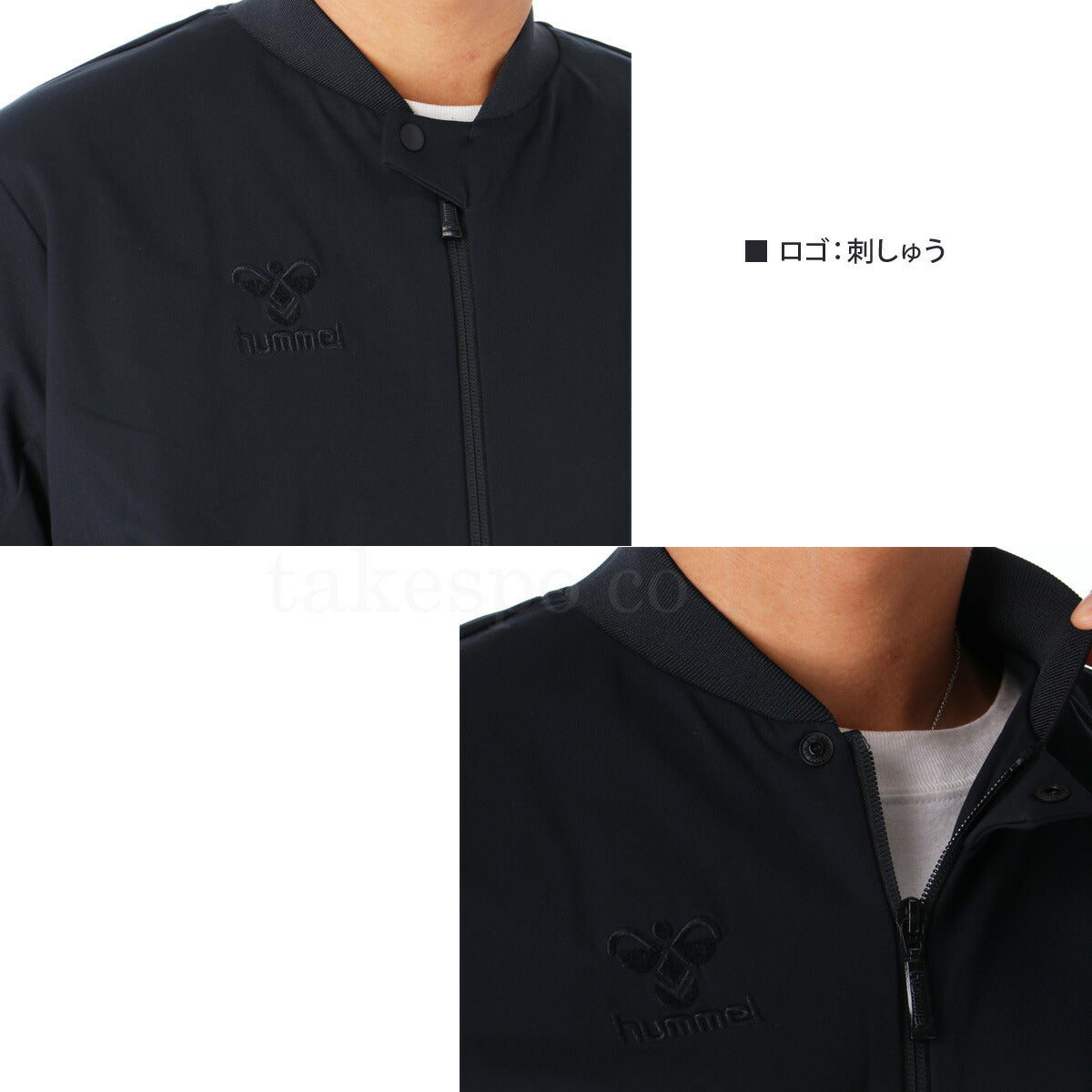 ヒュンメル ジャージ 上下 メンズ hummel PLAY ブラック ネイビー HAW2176