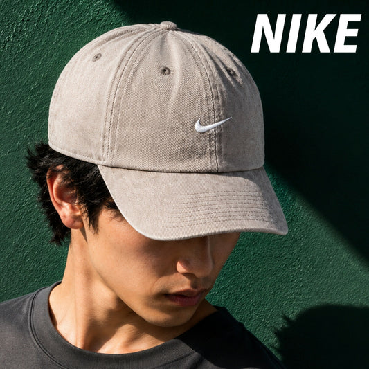 ナイキ 帽子 メンズ レディース ブランド キャップ デニム サイズ調整可 茶色 ブラウン NIKE HF0383 スポーツ おしゃれ 新作