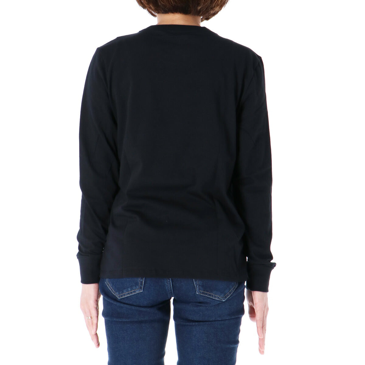 ナイキ Tシャツ レディース W NSW CLUB LS 黒 ブラック HF0781