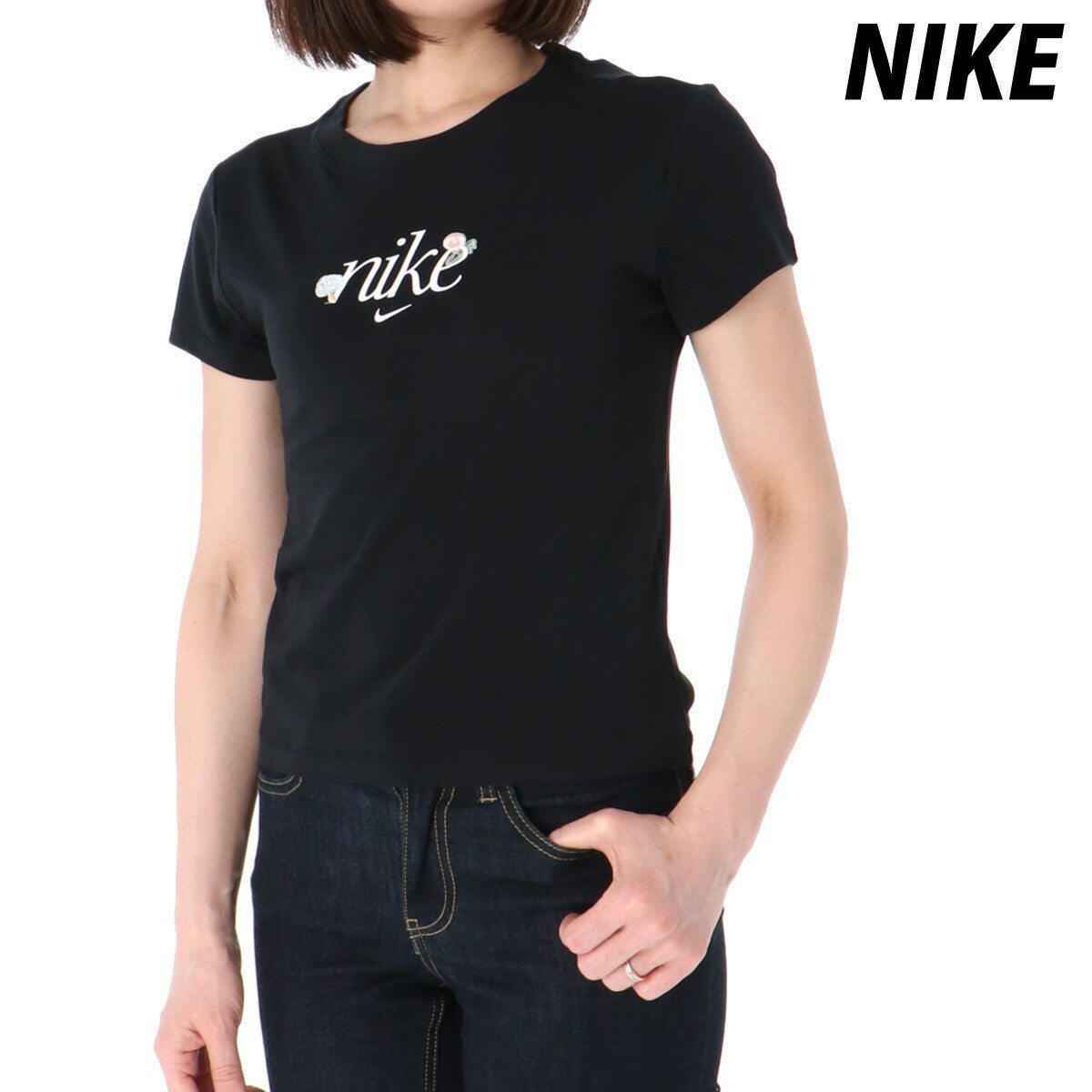 ナイキ Tシャツ レディース チル ニット 黒 ブラック HF9723