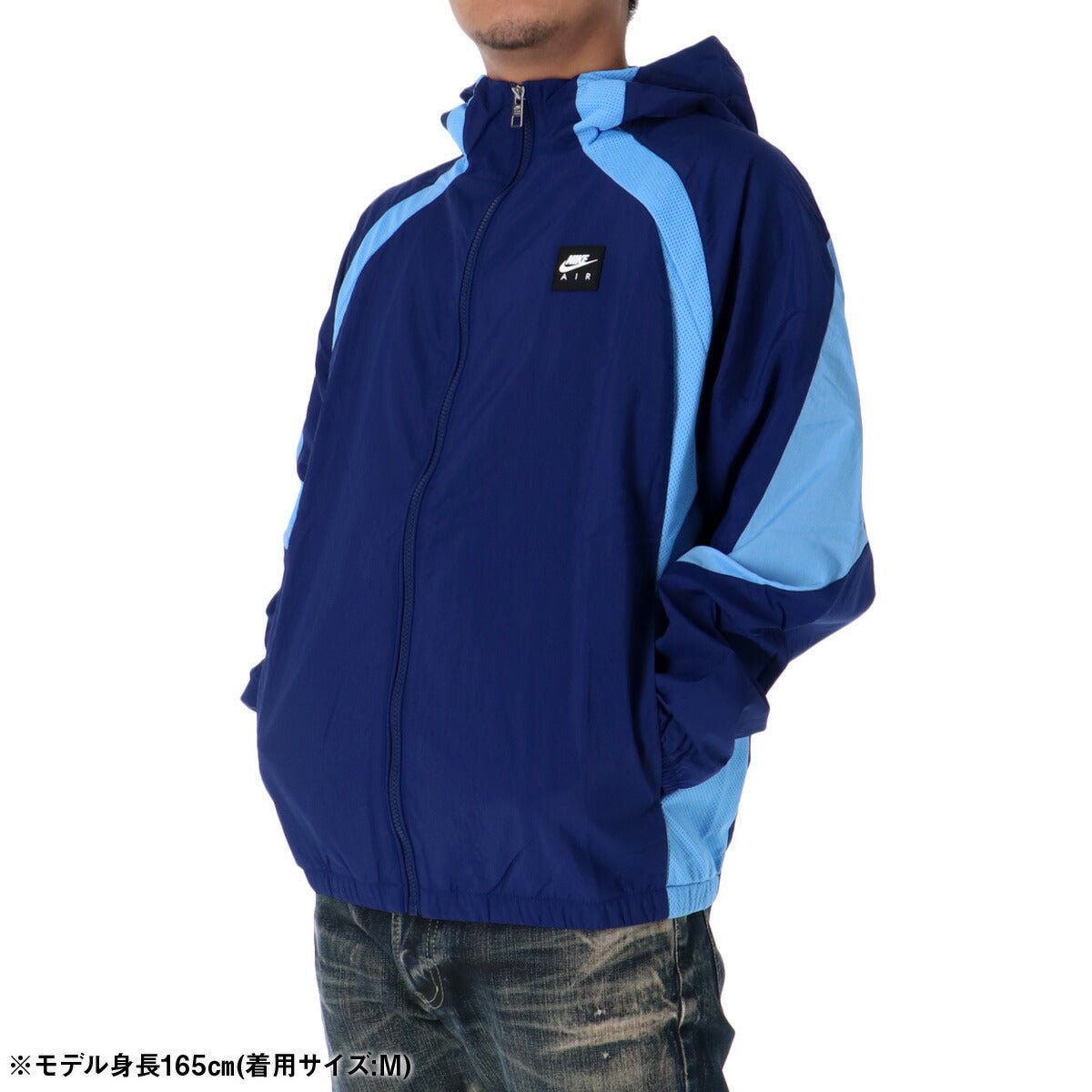 ナイキ エア ウインドジャケット メンズ ブランド NIKE トラックジャケット フルジップ 裏メッシュ 裏地付 AIR HJ0635 492 あす楽 3ds 紺 ネイビー SALE セール ウーブン woven 大きいサイズ 有 スポーツウェア トレーニングウェア スポーツ おしゃれ - 【公式】限定ジャージのタケスポ（Limited jersey takespo）