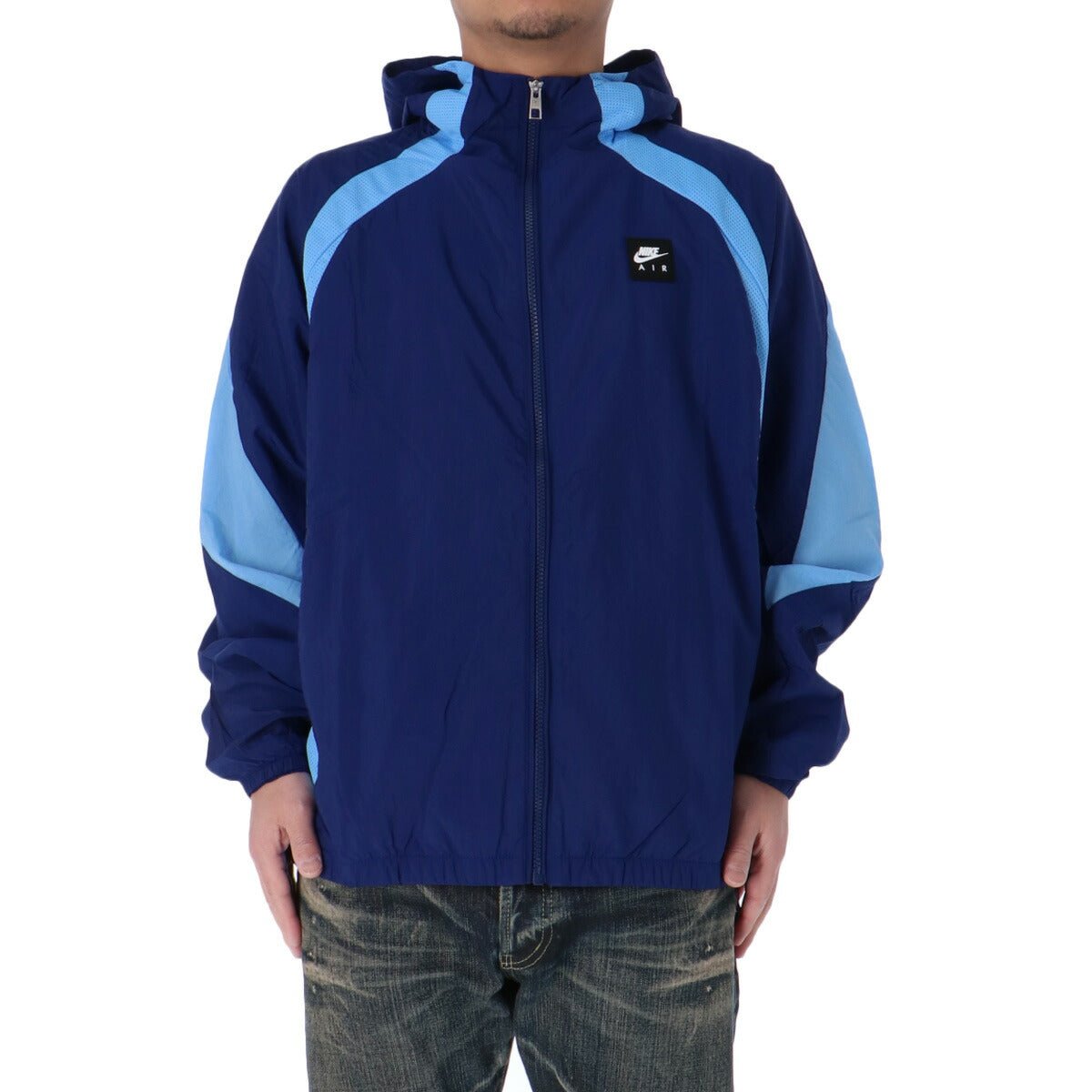 ナイキ エア ウインドジャケット メンズ ブランド NIKE トラックジャケット フルジップ 裏メッシュ 裏地付 AIR HJ0635 492 あす楽 3ds 紺 ネイビー SALE セール ウーブン woven 大きいサイズ 有 スポーツウェア トレーニングウェア スポーツ おしゃれ - 【公式】限定ジャージのタケスポ（Limited jersey takespo）
