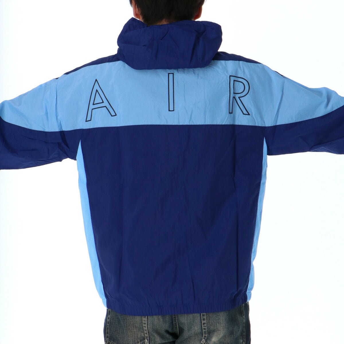 ナイキ エア ウインドジャケット メンズ ブランド NIKE トラックジャケット フルジップ 裏メッシュ 裏地付 AIR HJ0635 492 あす楽 3ds 紺 ネイビー SALE セール ウーブン woven 大きいサイズ 有 スポーツウェア トレーニングウェア スポーツ おしゃれ - 【公式】限定ジャージのタケスポ（Limited jersey takespo）