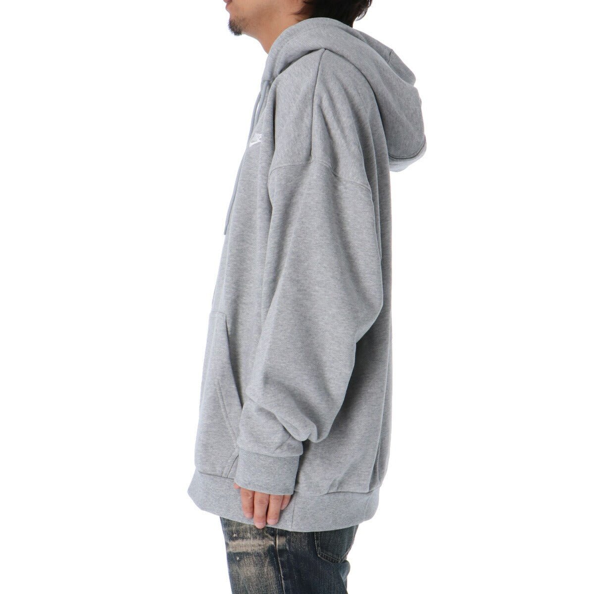 ナイキ パーカー フーディ スウェット クラブ フレンチ テリー スウェットパーカー メンズ ブランド プルオーバー NIKE 綿100 ゆったり HJ1817 063 あす楽 灰色 グレー 新作 大きいサイズ 有 スポーツウェア トレーニングウェア スポーツ おしゃれ - 【公式】限定ジャージのタケスポ（Limited jersey takespo）