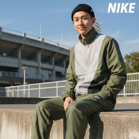 ナイキ メンズ ウインドブレーカー上下 クラブ ウーウﾞン NIKE アパレル 上下 HJ1986