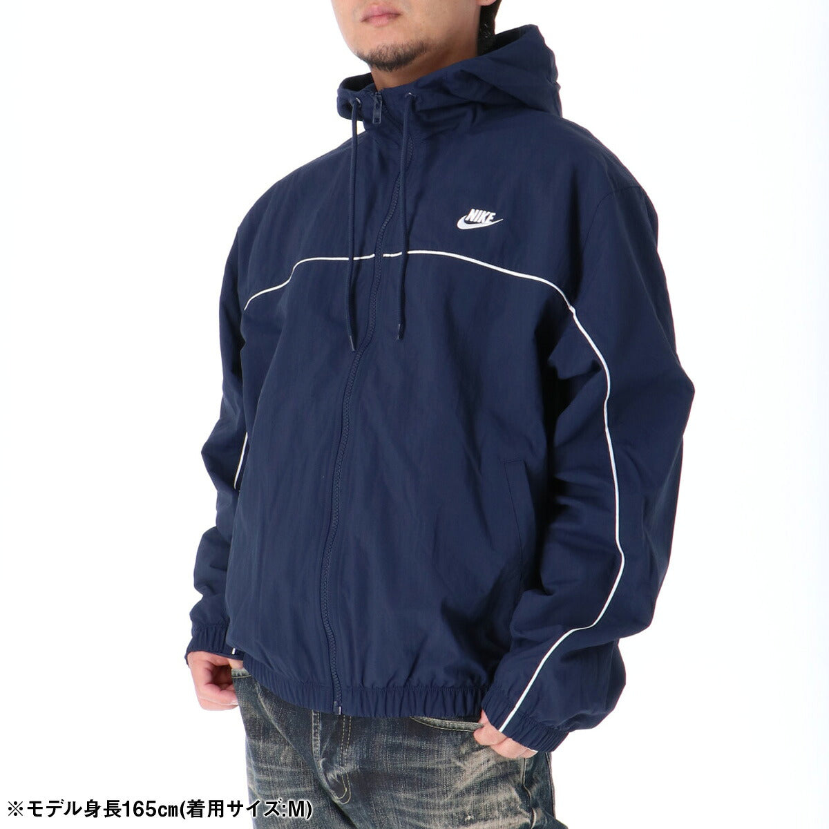 ナイキ ウインドジャケット メンズ クラブ 紺 ネイビー HJ2013