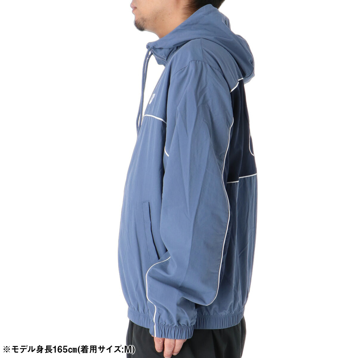 ナイキ クラブ ウインドジャケット メンズ ブランド NIKE フード付き フーディ バックプリント付き 裏メッシュ 裏地付き フルジップ HJ2013 491 紺 ネイビー 新作 ウーブン woven 大きいサイズ 有 スポーツウェア