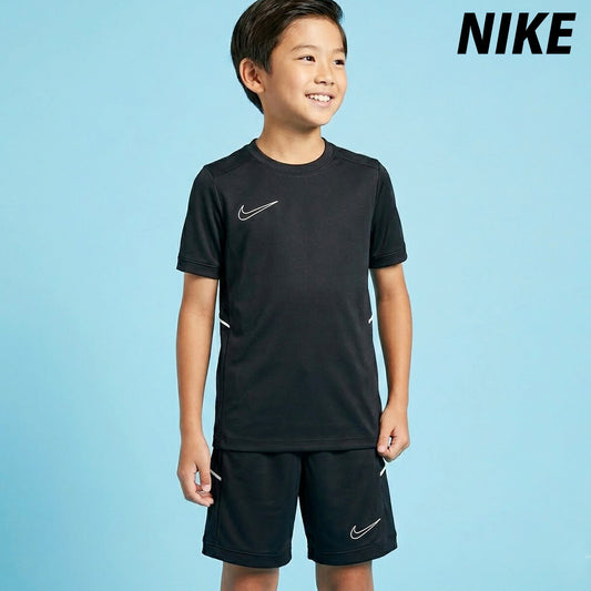 ナイキ Tシャツ ハーフパンツ 上下 セットアップ ジュニア ブランド NIKE 吸汗 速乾 吸水 ドライ 半袖 HJ3716 010 黒 ブラック 上下セット 男 女の子 キッズ 男の子 プラクティスシャツ プラシャツ