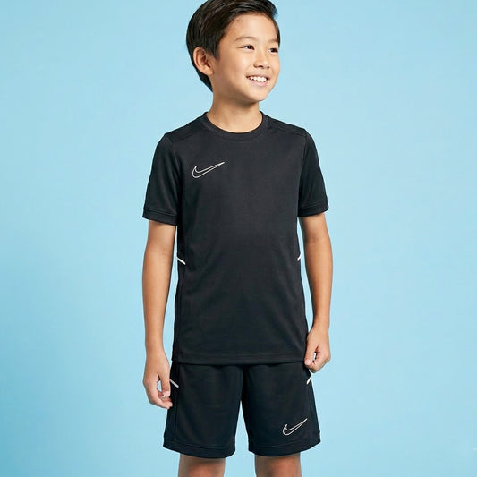 ナイキ Tシャツ ハーフパンツ 上下 セットアップ ジュニア ブランド NIKE 吸汗 速乾 吸水 ドライ 半袖 HJ3716 010 黒 ブラック 上下セット 男 女の子 キッズ 男の子 プラクティスシャツ プラシャツ