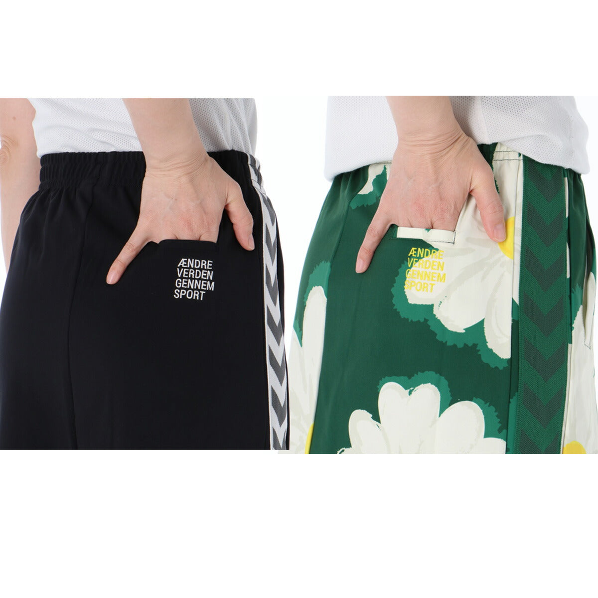 ヒュンメル スカート レディース hummel PLAY グリーン ブラック HLT2134P