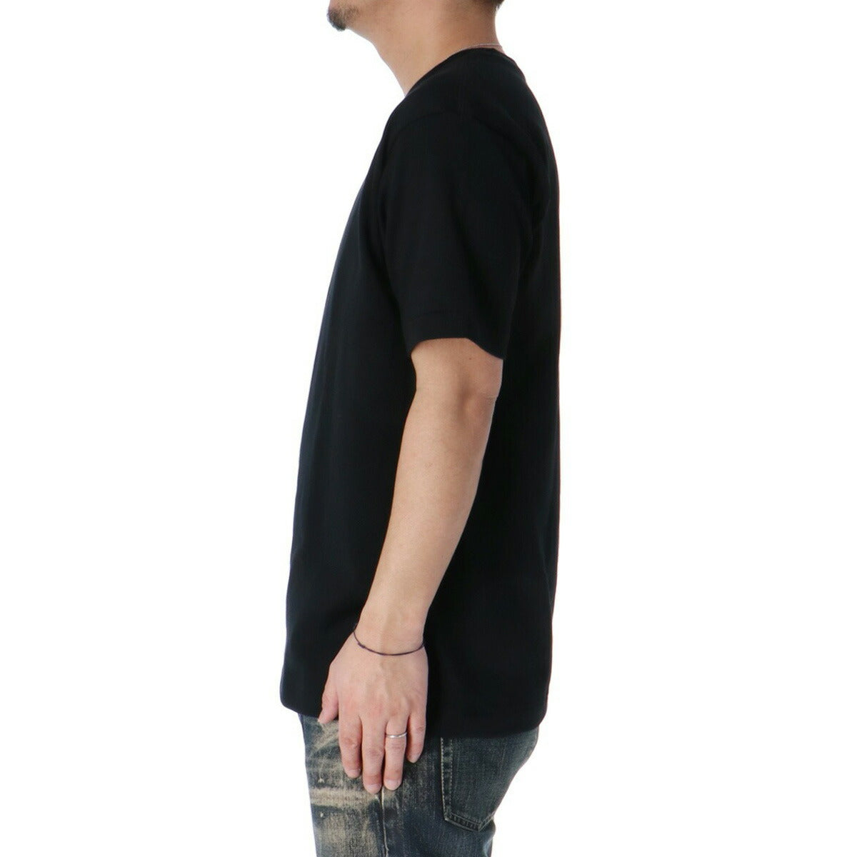 ヘインズ Tシャツ メンズ クロ KURO ブラック HM1D202L