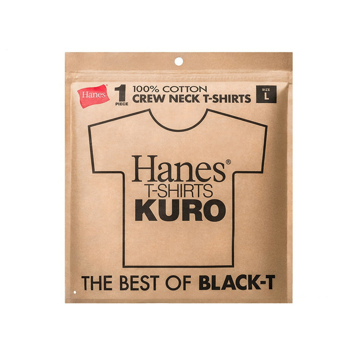ヘインズ Tシャツ メンズ クロ KURO ブラック HM1D202L