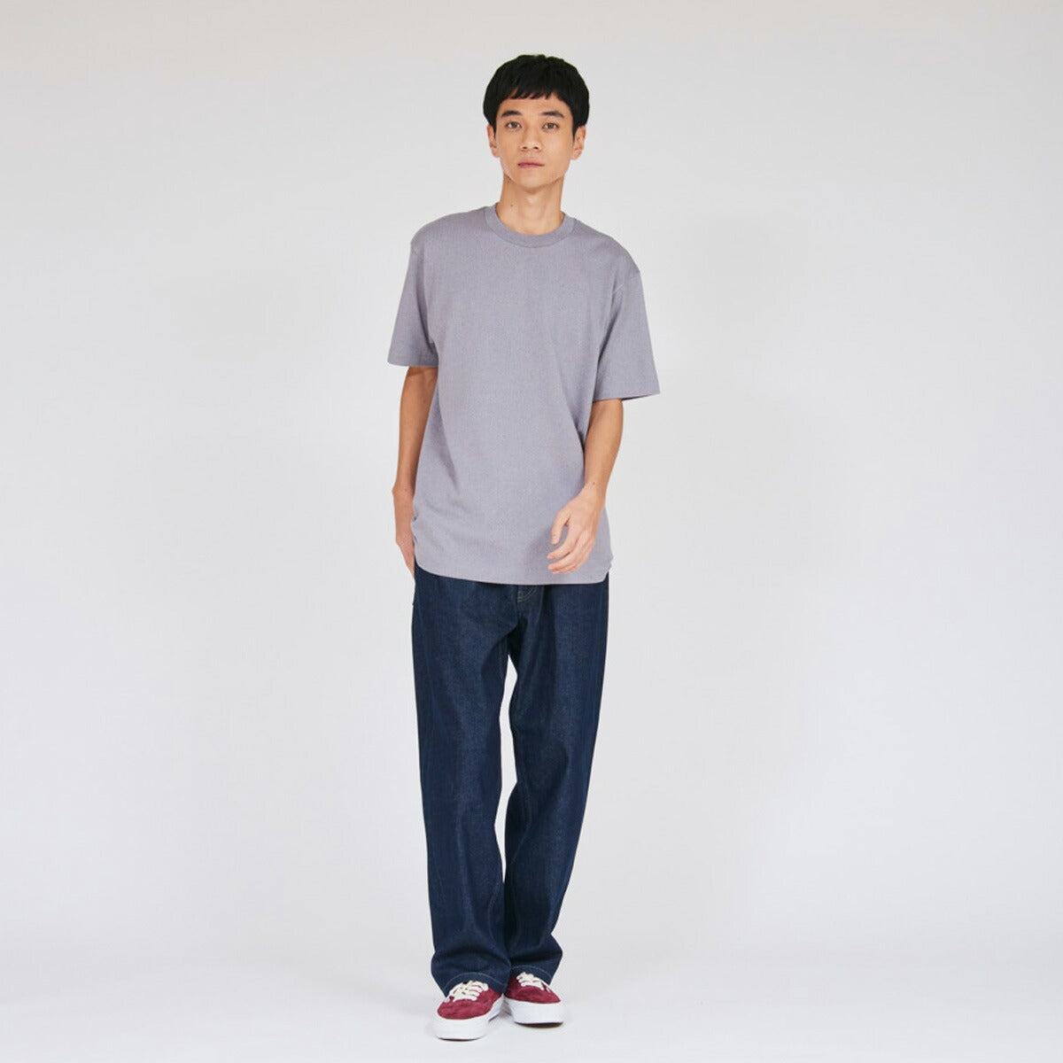 ヘインズ Tシャツ メンズ モク MOKU グレー HM1D203