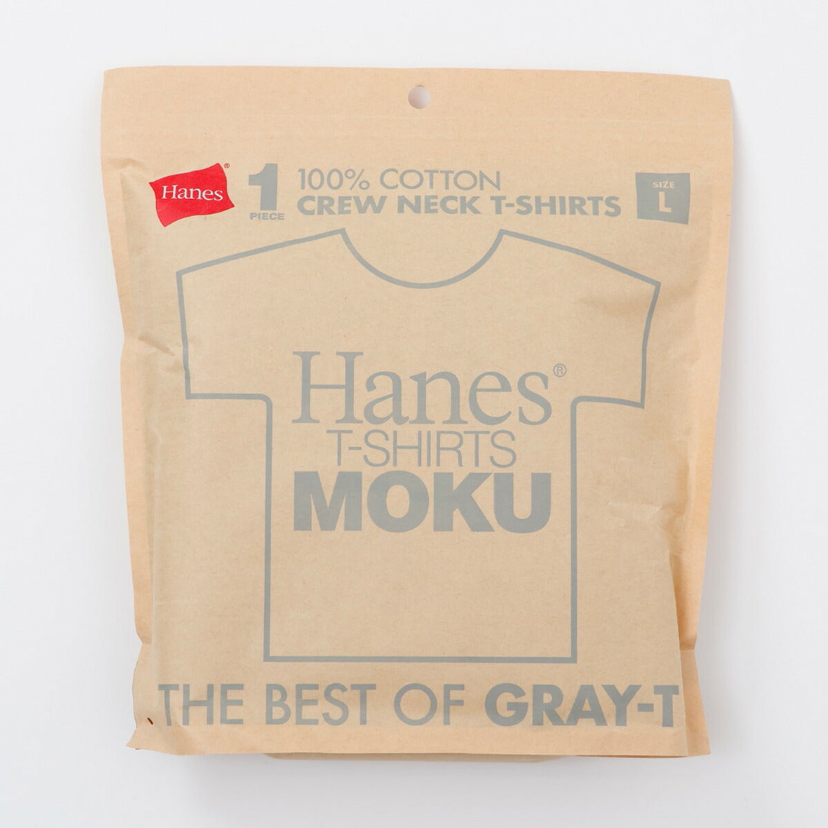 ヘインズ Tシャツ メンズ モク MOKU グレー HM1D203