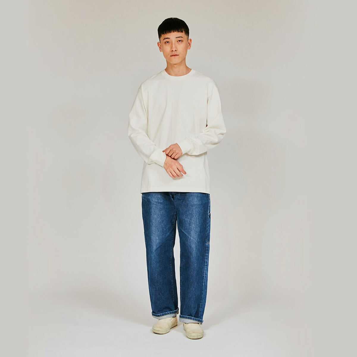 ヘインズ Tシャツ メンズ SHIRO しろ ホワイト HM4A201L