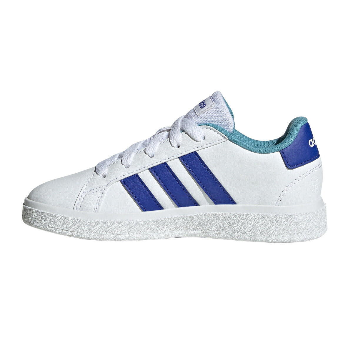 アディダス GRAND COURT 2.0 K グランドコート ライフスタイル テニス レースアップ シューズ ジュニア ブランド スニーカー adidas カジュアル 運動会 10003388 HP8908 白 ホワイト 男 女の子 キッズ