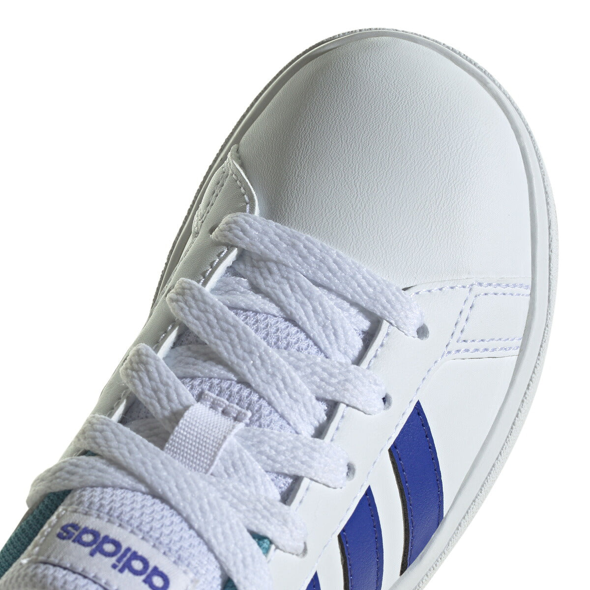 アディダス GRAND COURT 2.0 K グランドコート ライフスタイル テニス レースアップ シューズ ジュニア ブランド スニーカー adidas カジュアル 運動会 10003388 HP8908 白 ホワイト 男 女の子 キッズ