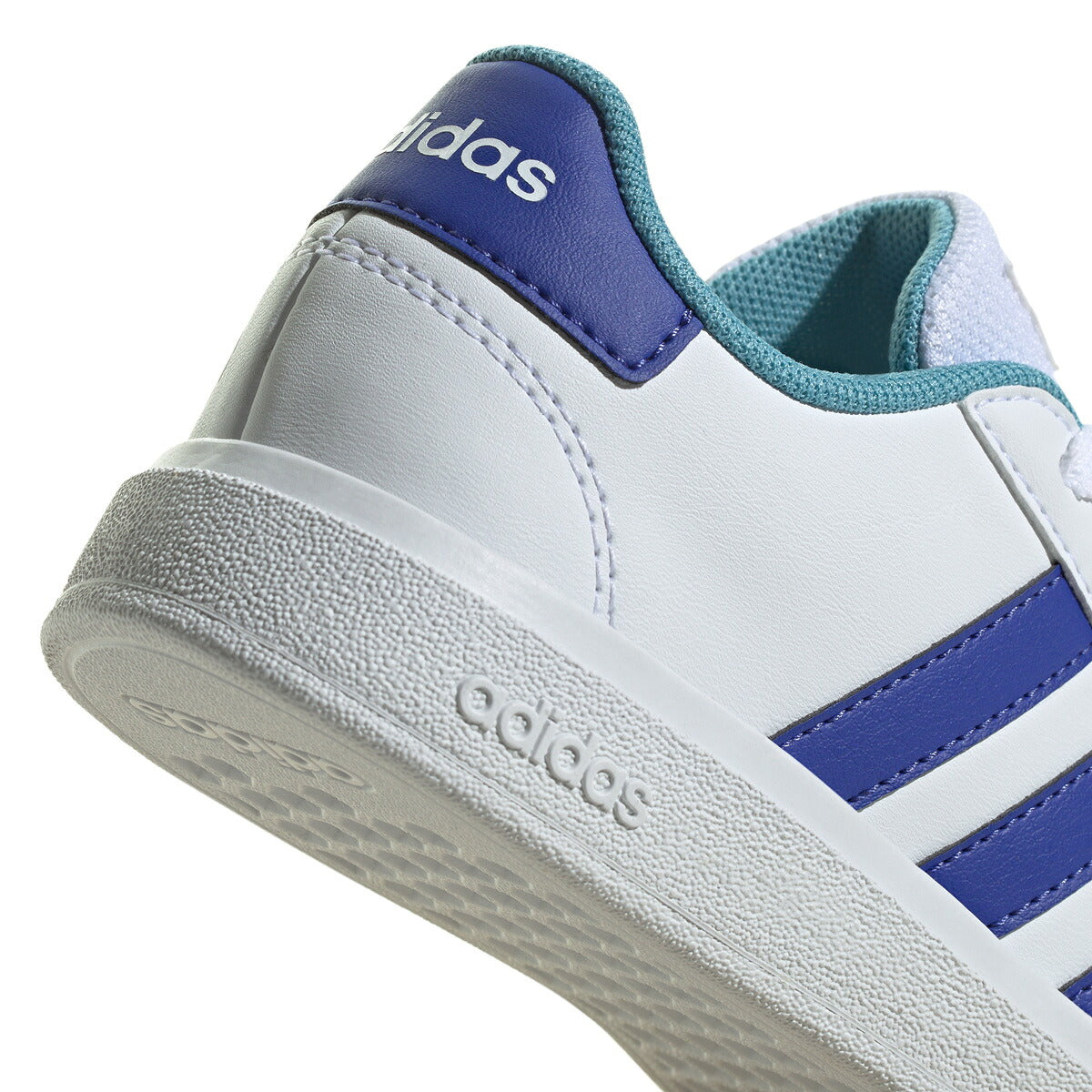 アディダス GRAND COURT 2.0 K グランドコート ライフスタイル テニス レースアップ シューズ ジュニア ブランド スニーカー adidas カジュアル 運動会 10003388 HP8908 白 ホワイト 男 女の子 キッズ