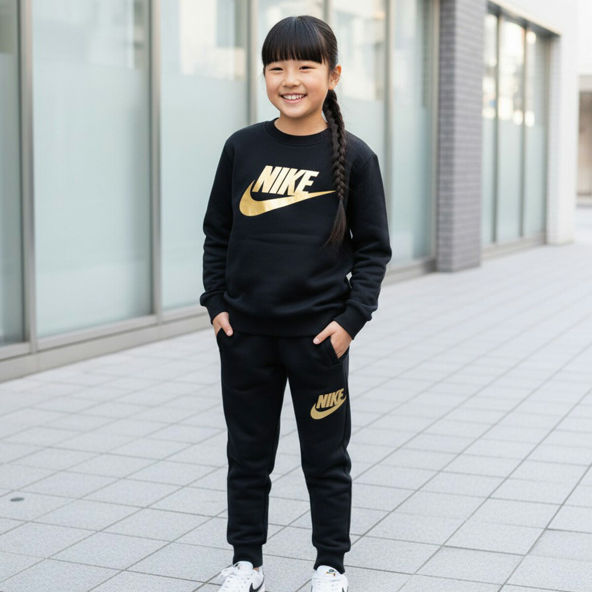 ナイキ ジュニア スウェット上下 クラブ フリース NIKE アパレル 上下 HQ0975/HQ0981