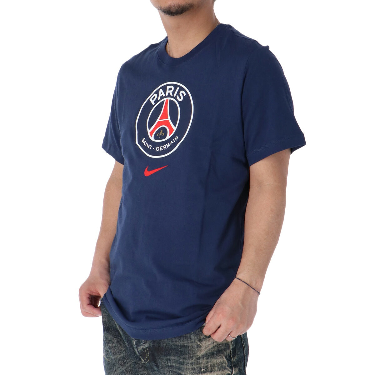 ナイキ Tシャツ メンズ パリサンジェルマン 紺 ネイビー HQ8329