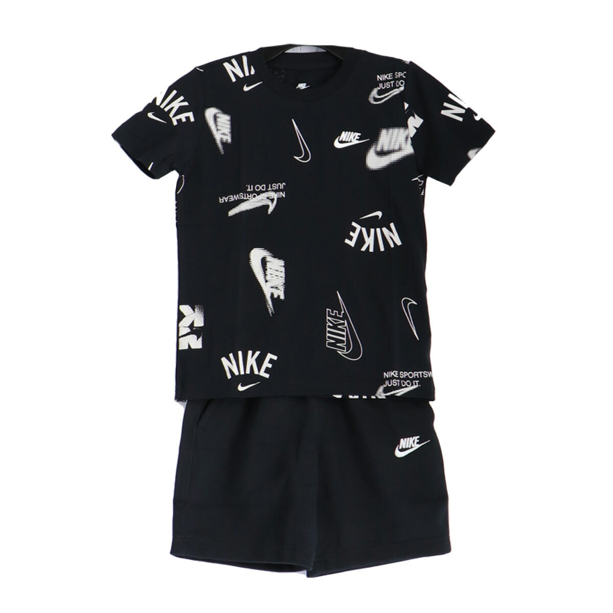 ナイキ Tシャツ ハーフパンツ 上下 ジュニア クラブ 黒 ブラック HQ9292
