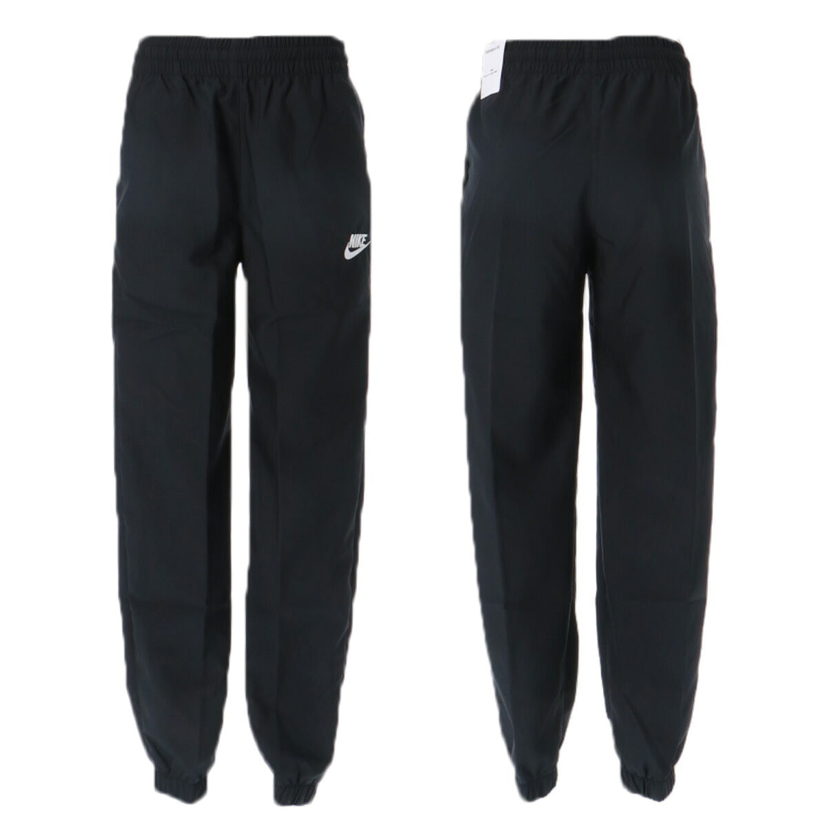 ナイキ YTH NSW ウインドブレーカー 上下 セットアップ ジュニア ブランド NIKE フルジップ 黒 ワンポイント フードなし HQ9314 011 ブラック 上下セット ウーブン woven 男 女の子 キッズ スポーツウェア