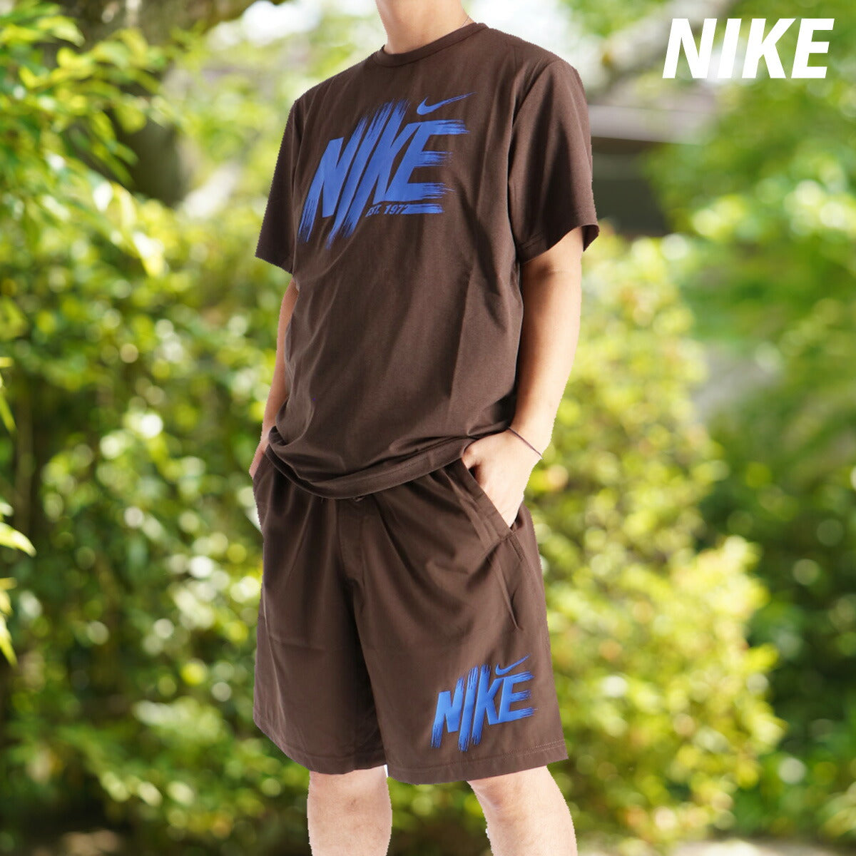 ナイキ メンズ Tシャツ ハーフパンツ上下 ハイバース NIKE アパレル 上下 HV0382/HV0385