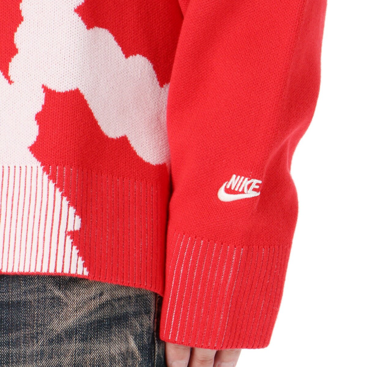 ナイキ クラブ セーター メンズ ブランド NIKE ラグビー ビッグロゴ ニット ゆったり えり付 HV1437 657 あす楽 赤 レッド 新作 大きいサイズ 有 スポーツウェア トレーニングウェア スポーツ おしゃれ - 【公式】限定ジャージのタケスポ（Limited jersey takespo）